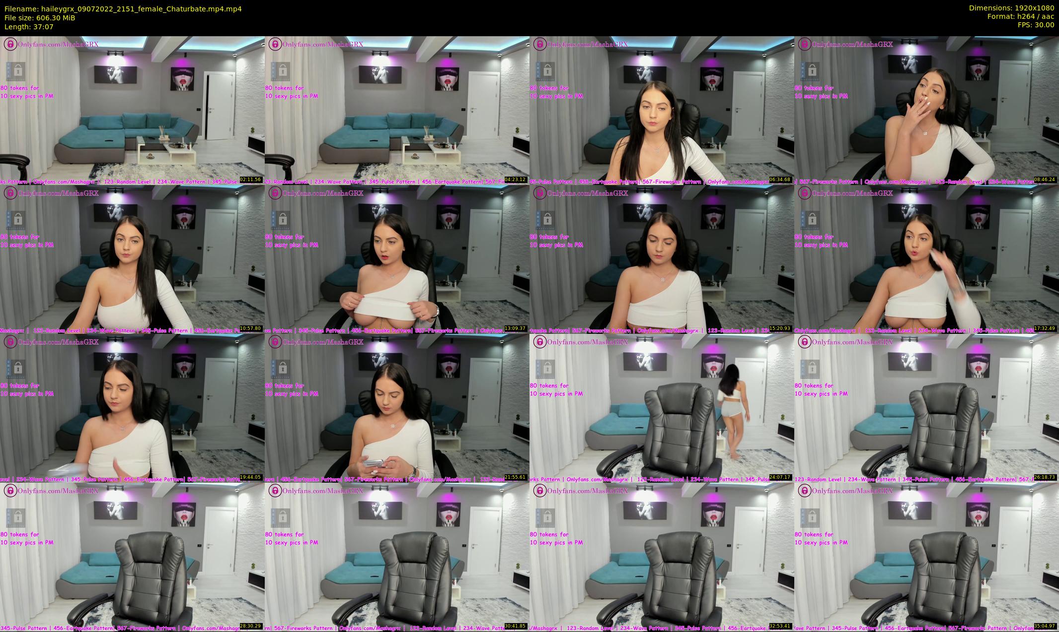 haileygrx — 38 minute Chaturbate female cam show recording, 1080p, Jul 9, 2022