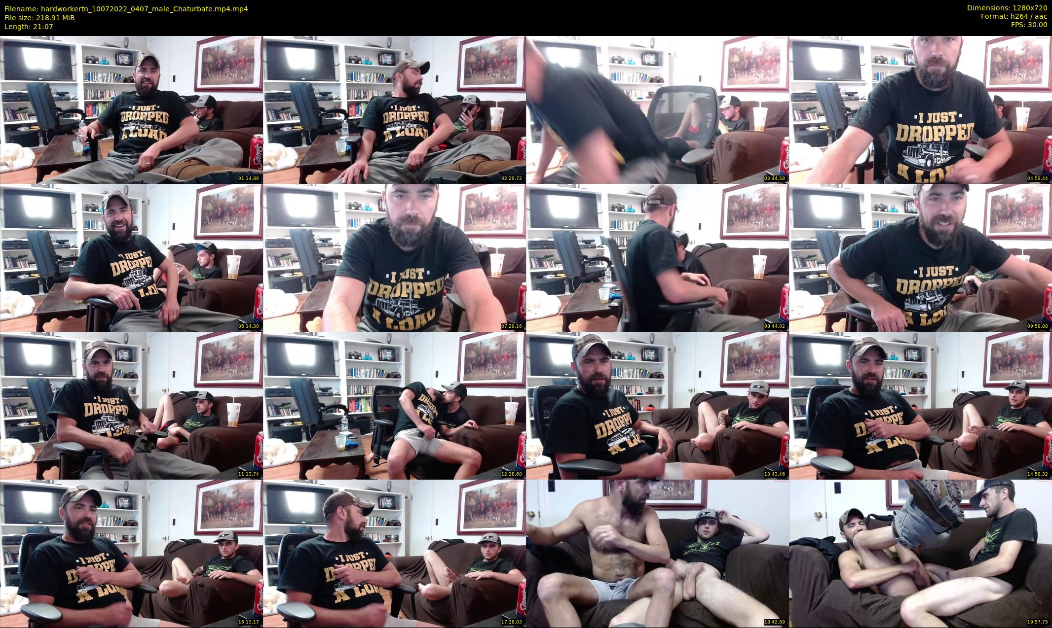 hardworkertn — 22 minute Chaturbate male cam show recording, 720p, Jul 10, 2022