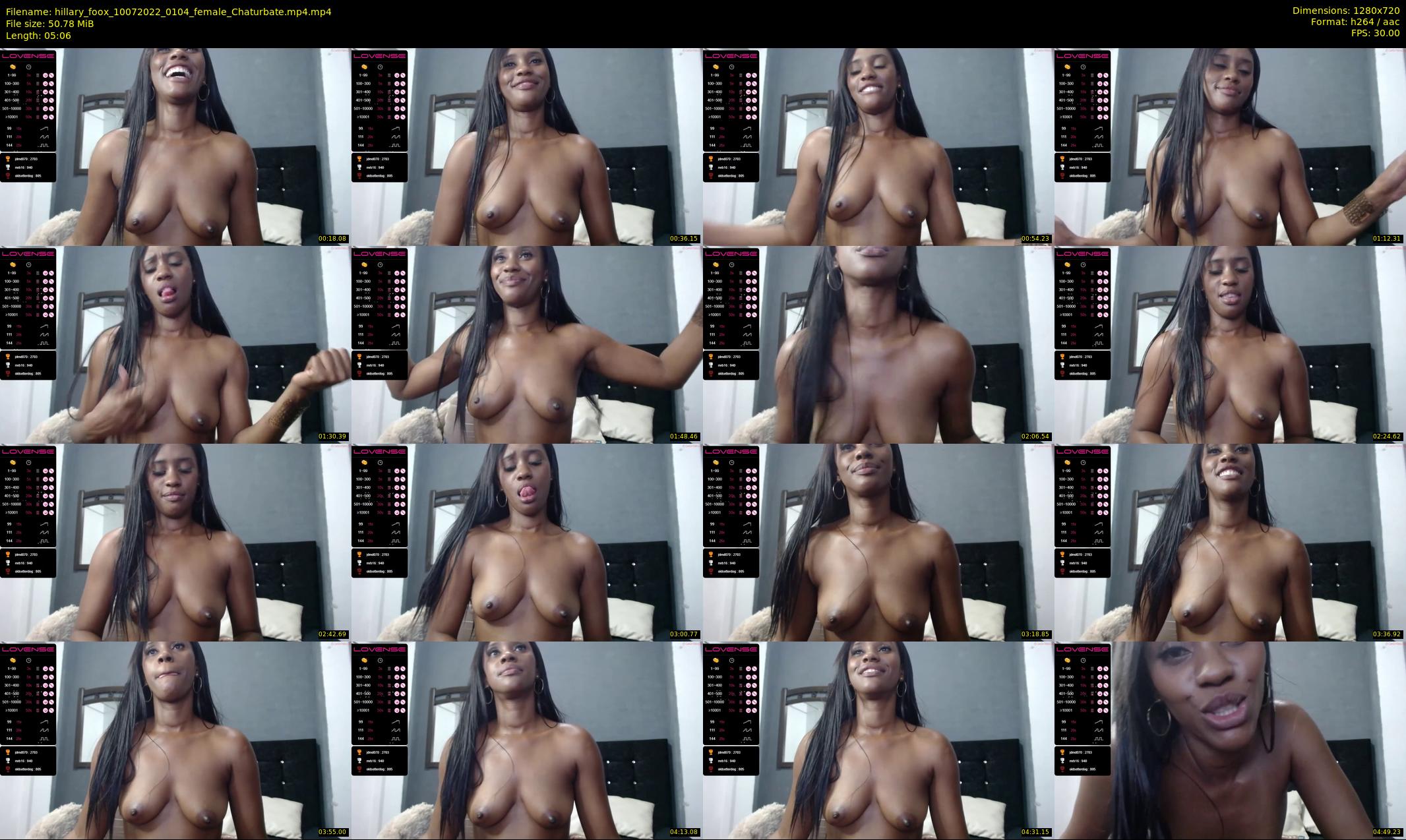 hillary_foox — 6 minute Chaturbate female cam show recording, 720p, Jul 10, 2022