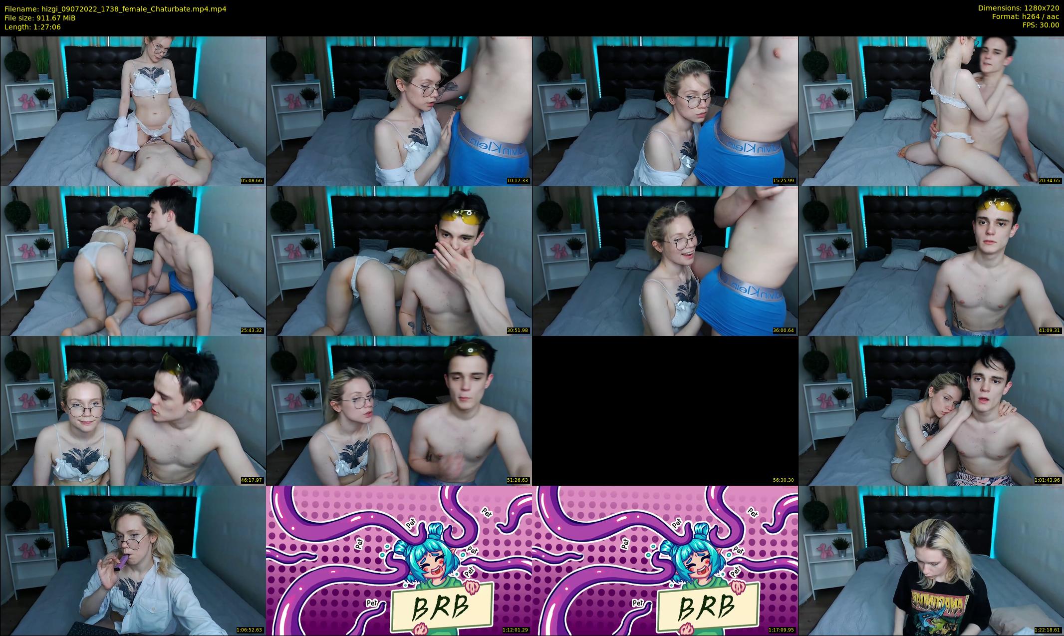 hizgi — 88 minute Chaturbate couple cam show recording, 720p, Jul 9, 2022