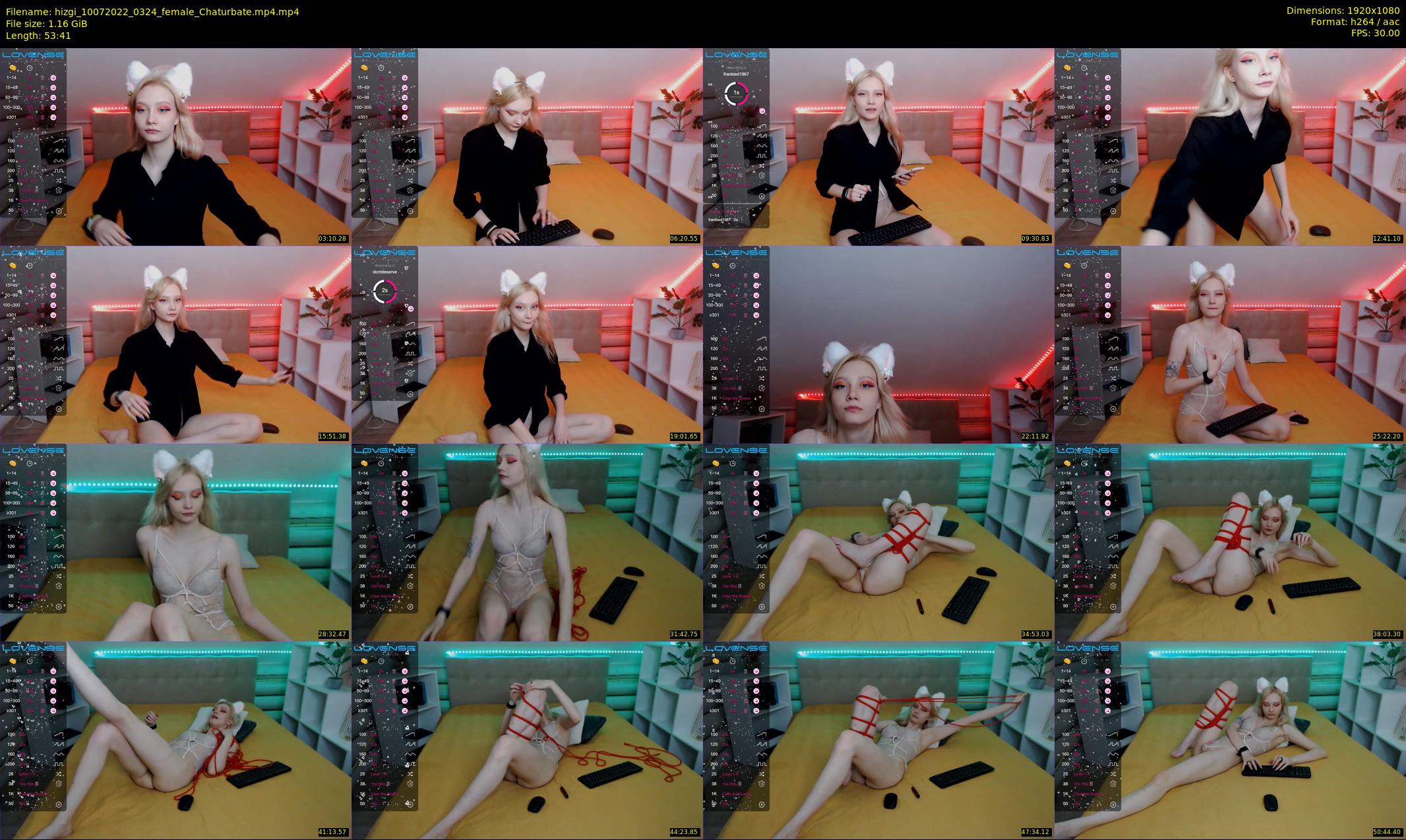 hizgi — 54 minute Chaturbate couple cam show recording, 1080p, Jul 10, 2022