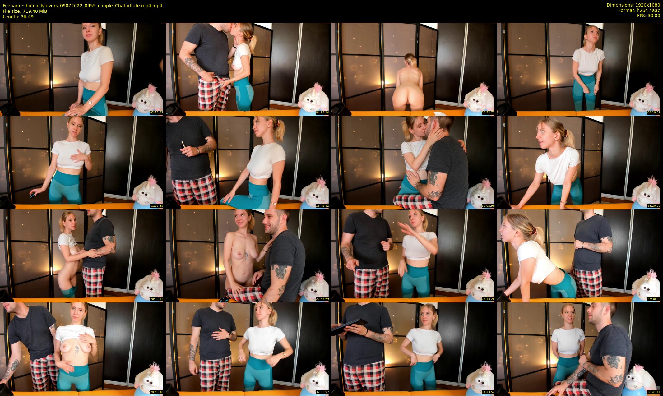 hotchillylovers — 39 minute Chaturbate couple cam show recording, 1080p, Jul 9, 2022