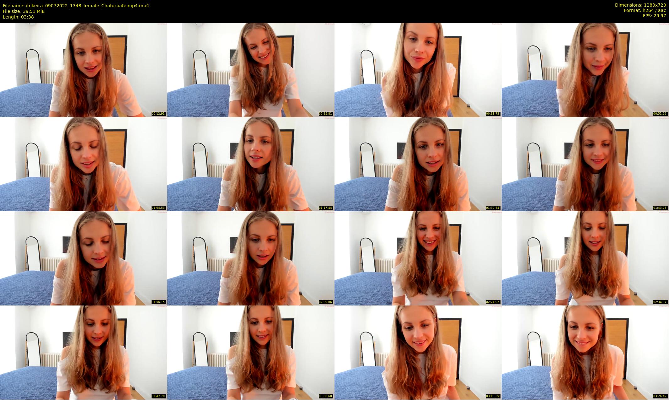 imkeira — 4 minute Chaturbate female cam show recording, 720p, Jul 9, 2022
