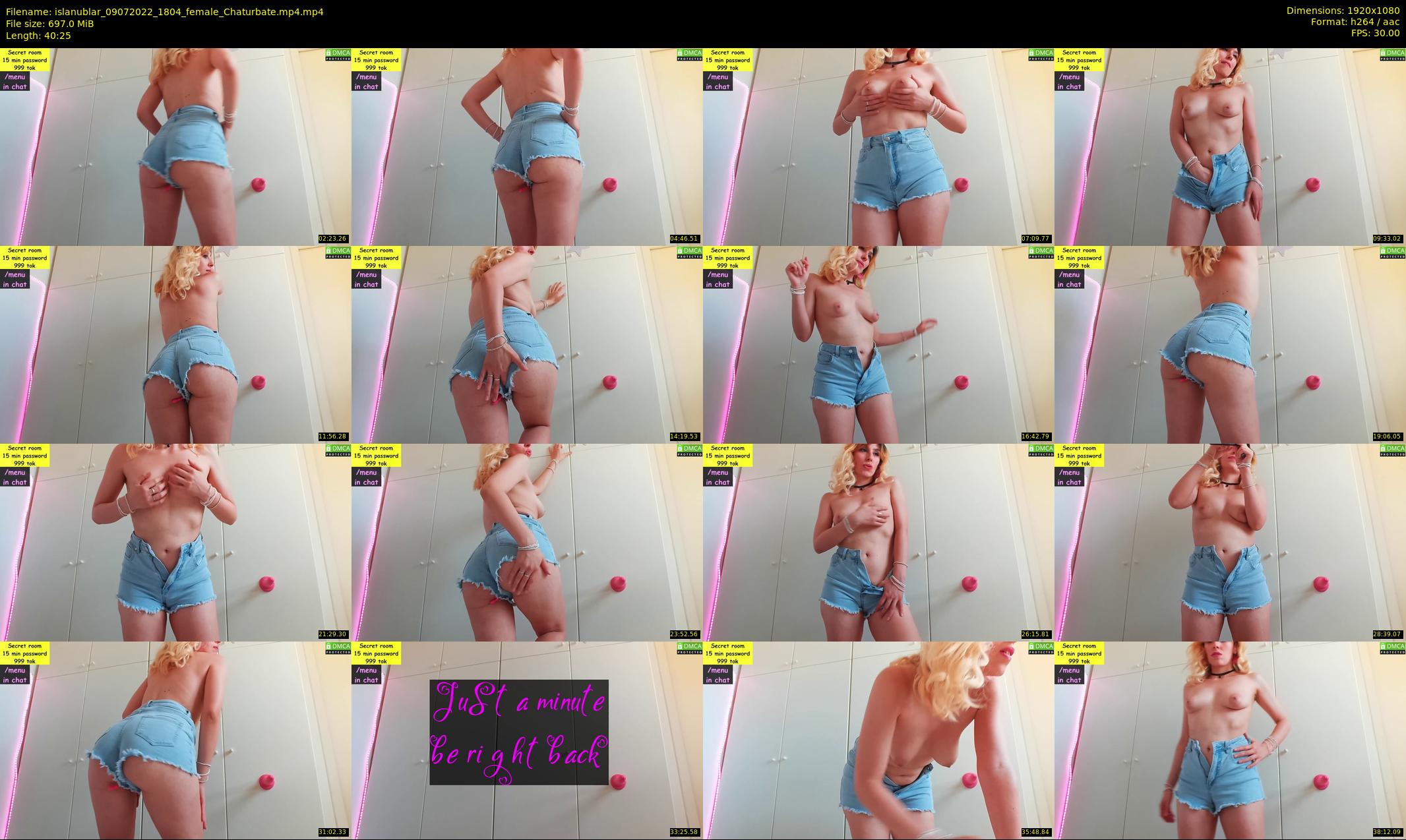 islanublar — 41 minute Chaturbate female cam show recording, 1080p, Jul 9, 2022