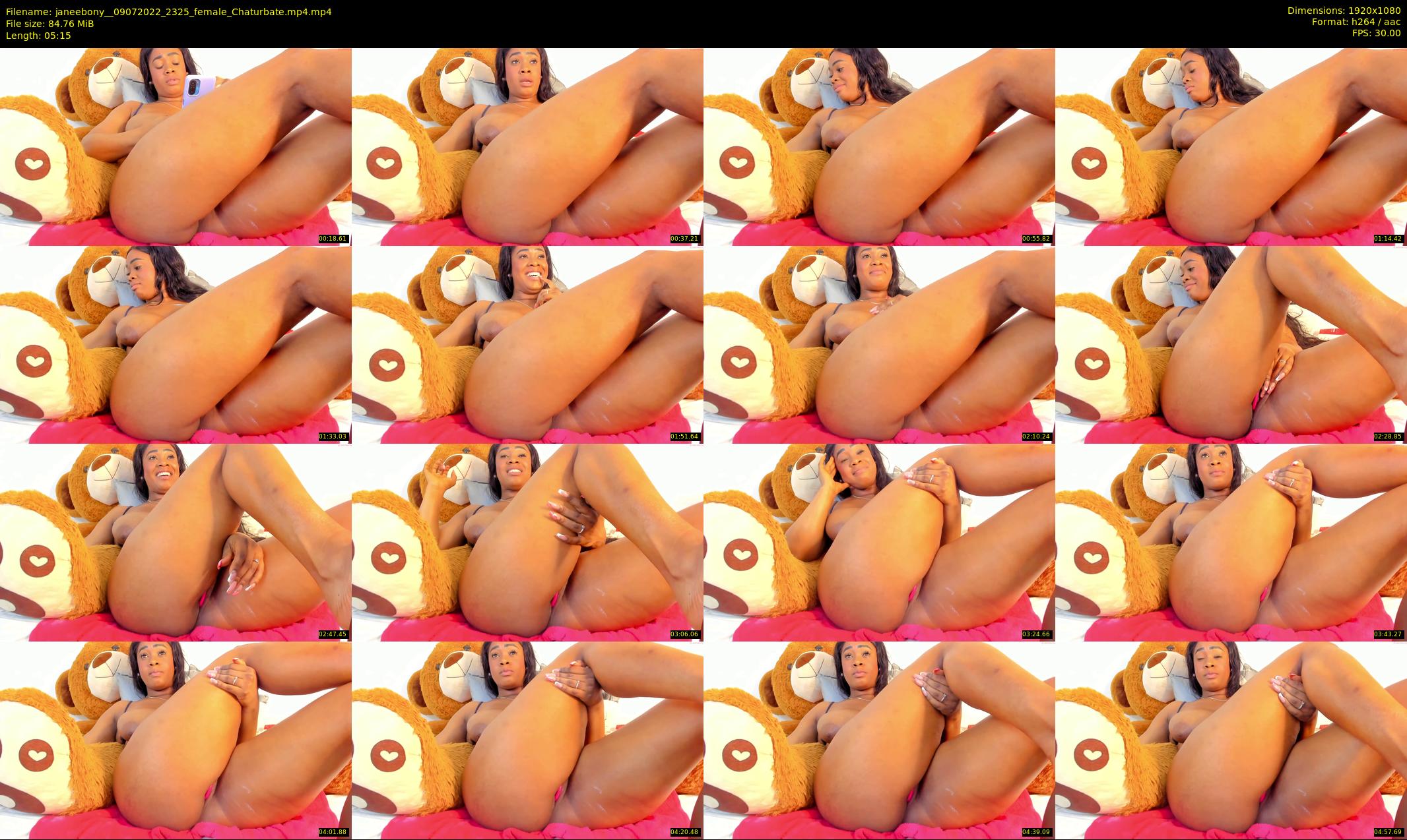 janeebony_ — 6 minute Chaturbate female cam show recording, 1080p, Jul 9, 2022