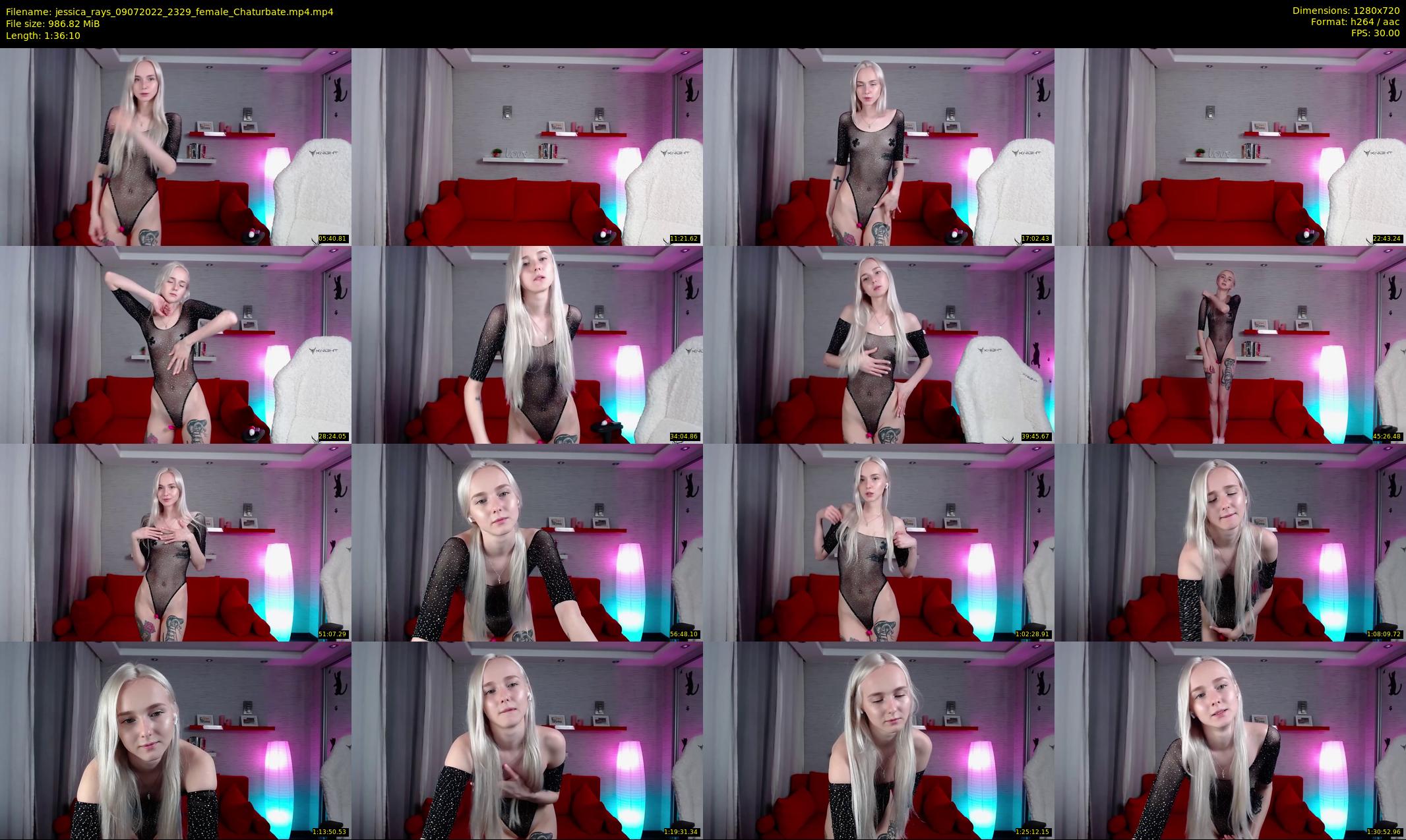 jessica_rays — 97 minute Chaturbate couple cam show recording, 720p, Jul 9, 2022
