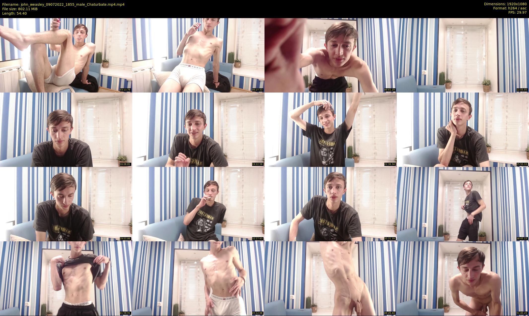 john_weasley — 55 minute Chaturbate male cam show recording, 1080p, Jul 9, 2022