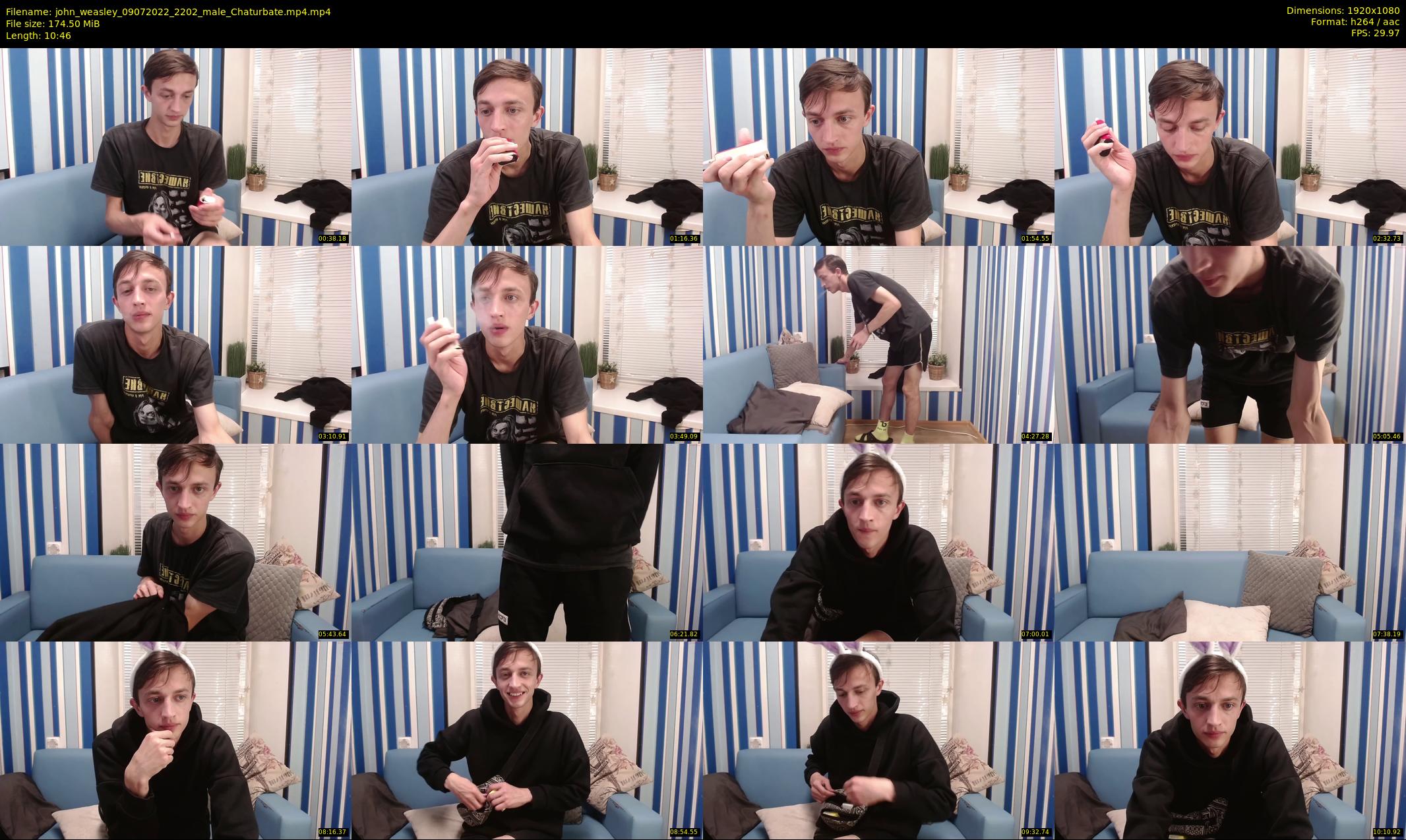 john_weasley — 11 minute Chaturbate male cam show recording, 1080p, Jul 9, 2022