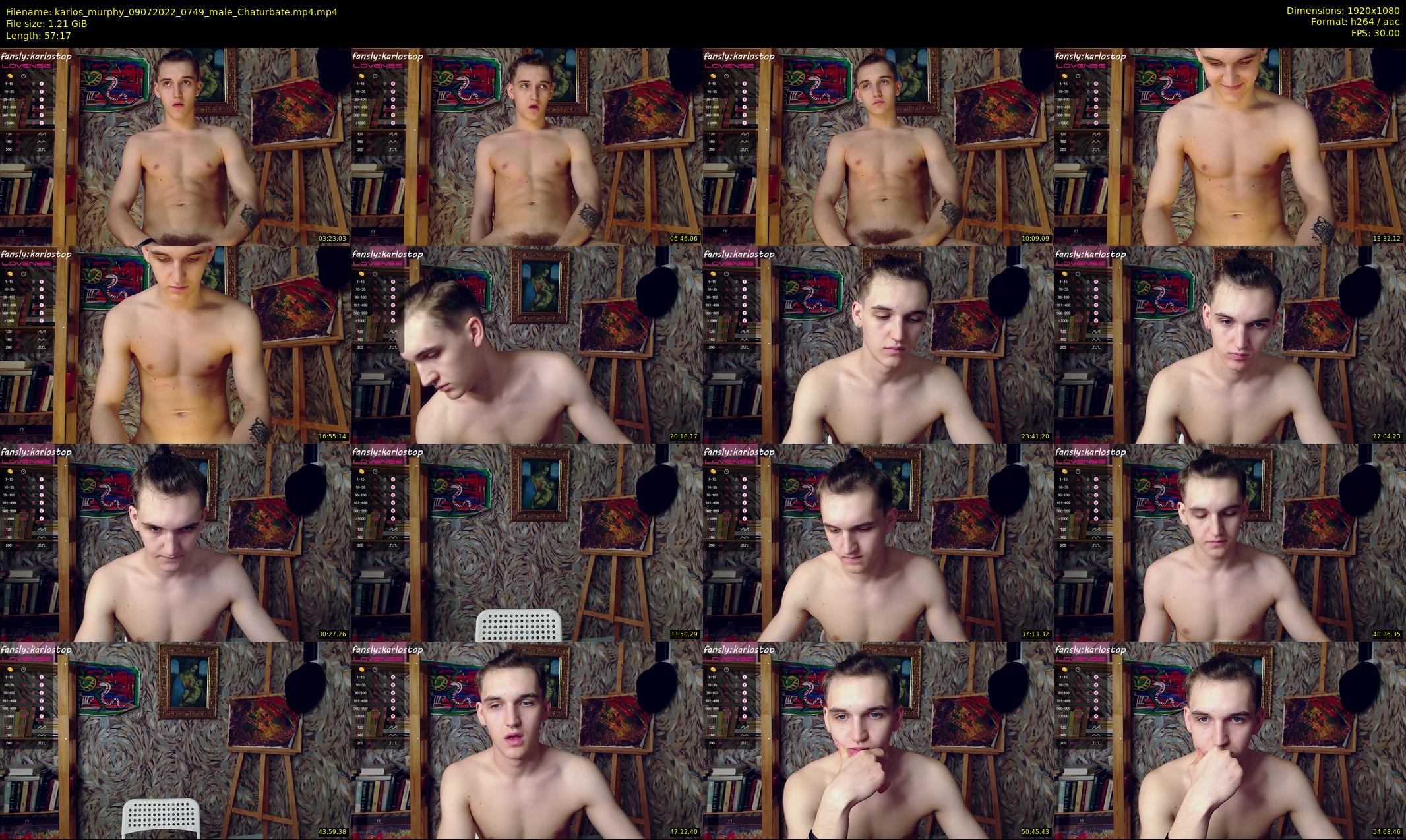 karlos_murphy — 58 minute Chaturbate male cam show recording, 1080p, Jul 9, 2022