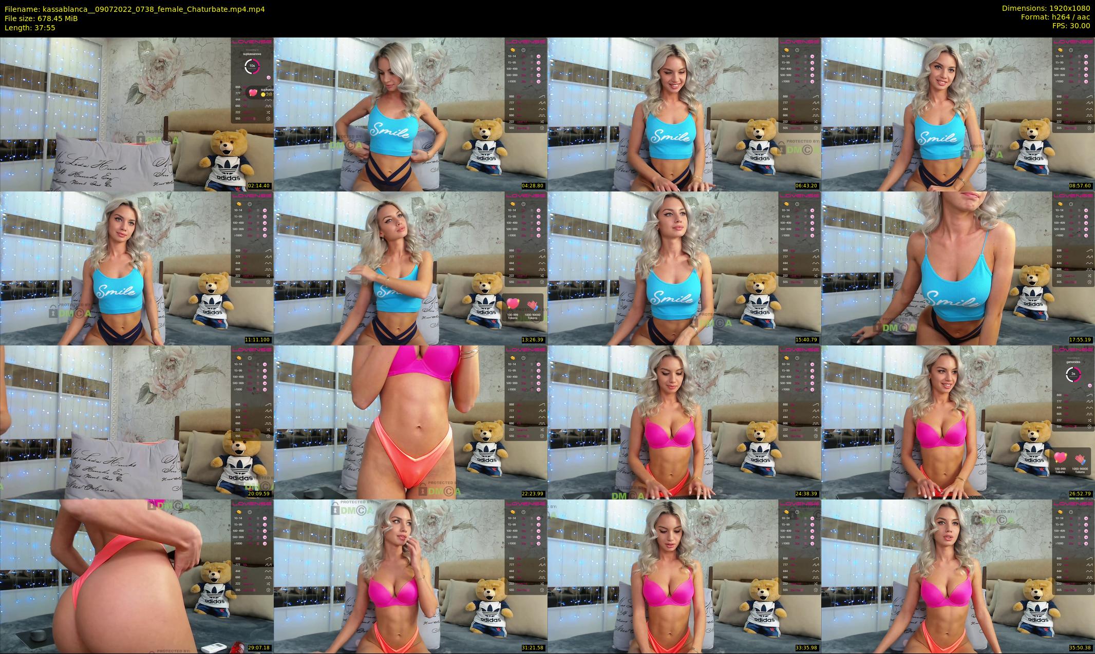 kassablanca_ — 38 minute Chaturbate female cam show recording, 1080p, Jul 9, 2022