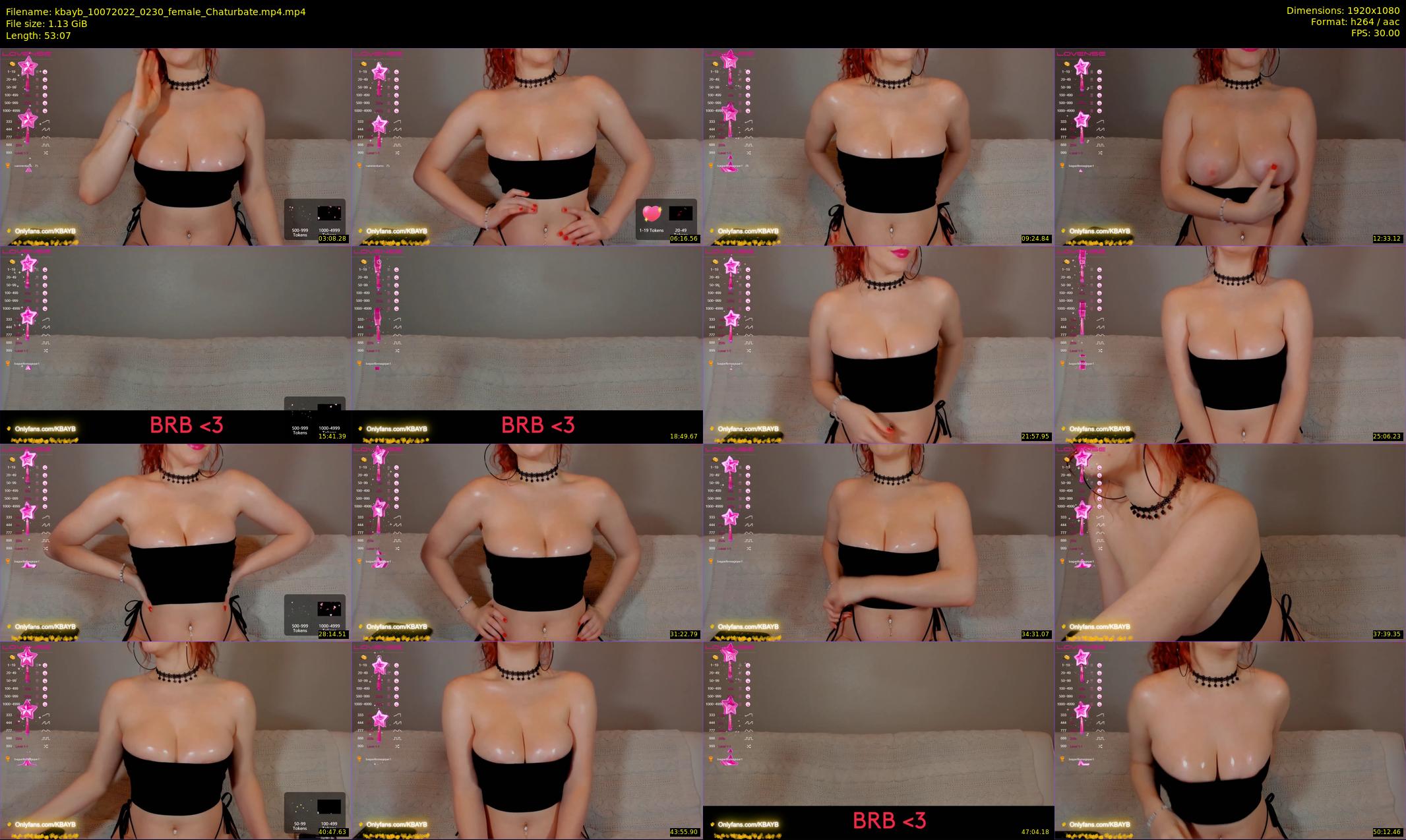 kbayb — 54 minute Chaturbate female cam show recording, 1080p, Jul 10, 2022