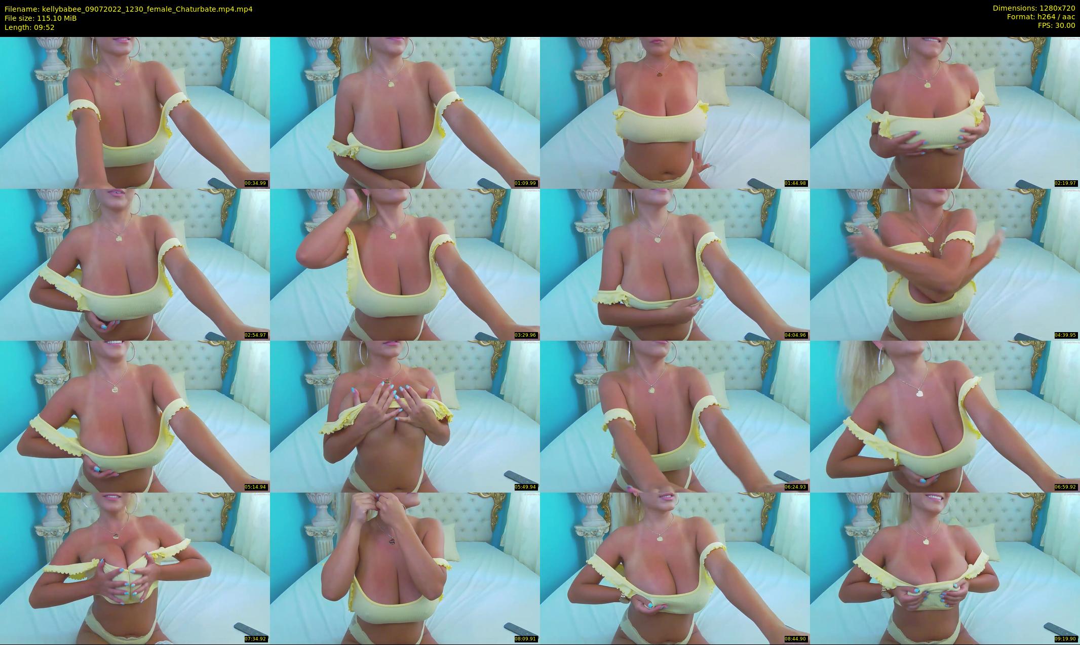 kellybabee — 10 minute Chaturbate female cam show recording, 720p, Jul 9, 2022