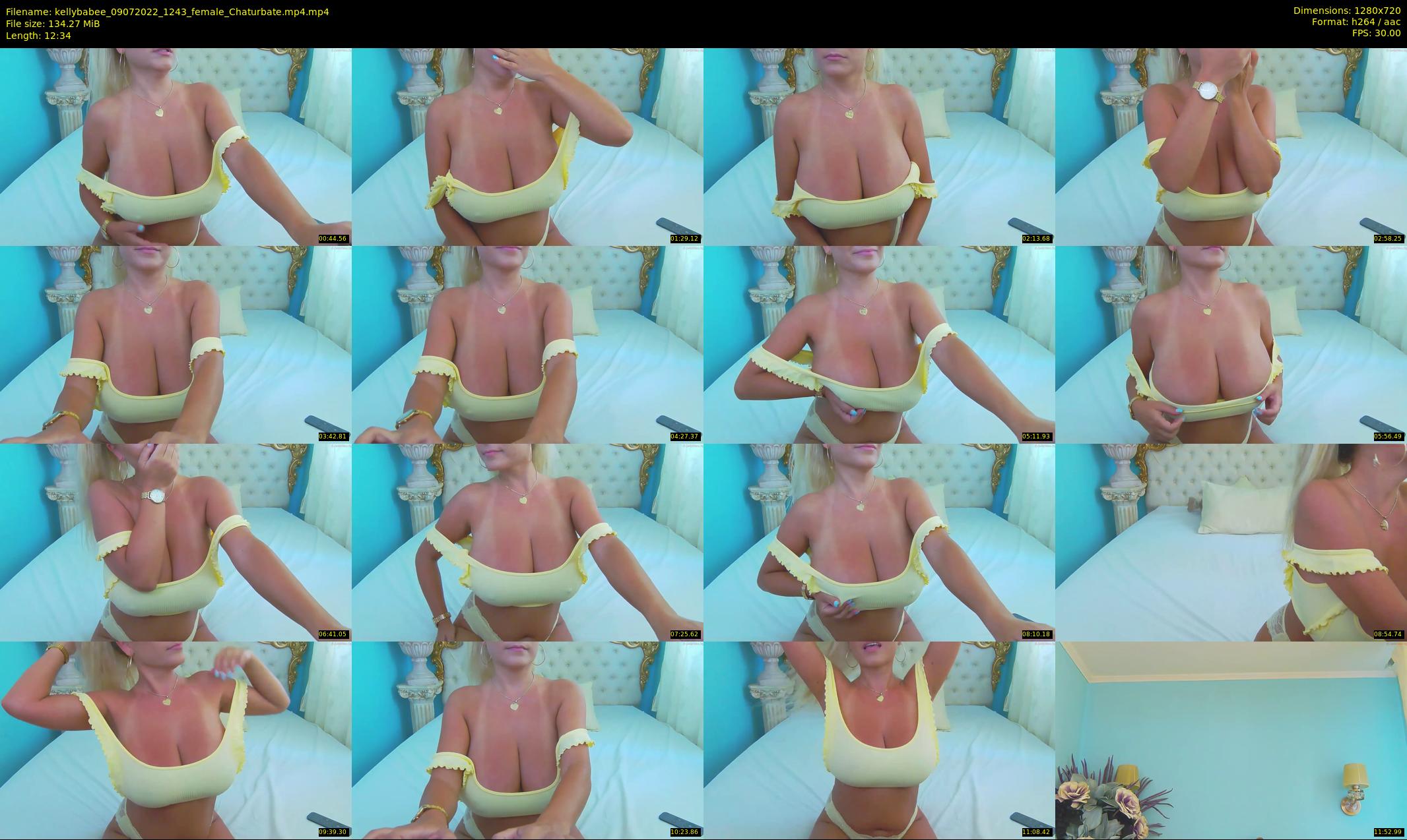 kellybabee — 13 minute Chaturbate female cam show recording, 720p, Jul 9, 2022