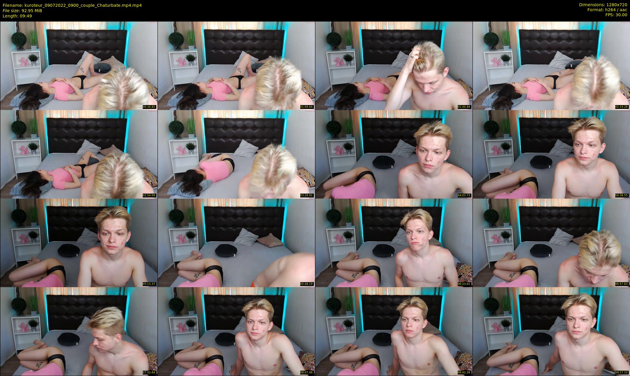 kuroteur — 10 minute Chaturbate couple cam show recording, 720p, Jul 9, 2022