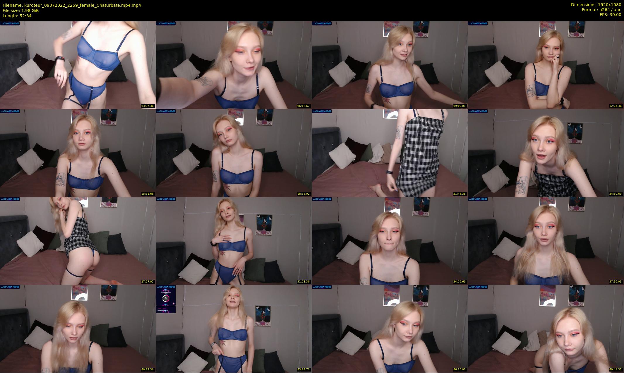 kuroteur — 53 minute Chaturbate couple cam show recording, 1080p, Jul 9, 2022