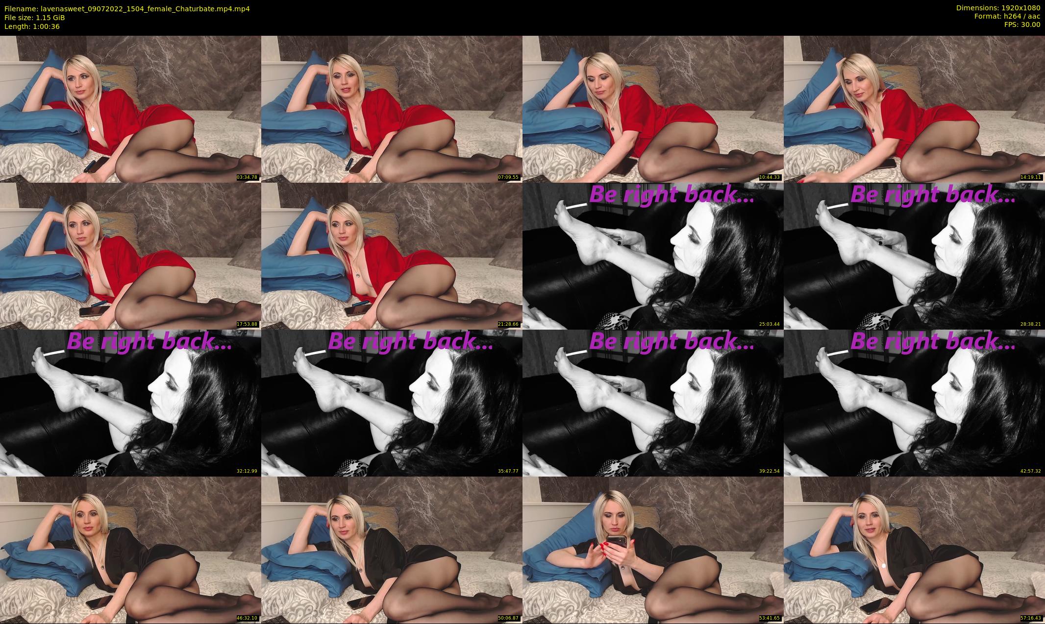 lavenasweet — 61 minute Chaturbate female cam show recording, 1080p, Jul 9, 2022