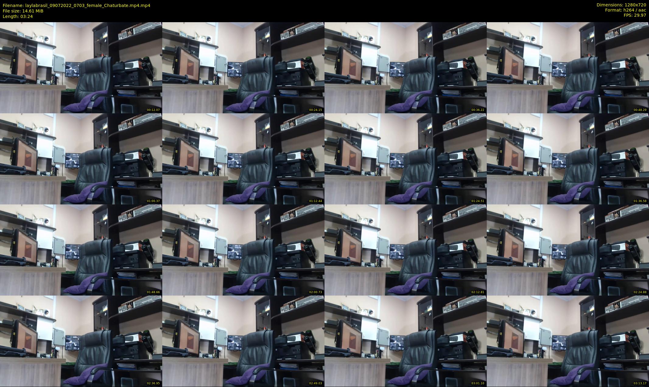 laylabrasil — 4 minute Chaturbate female cam show recording, 720p, Jul 9, 2022