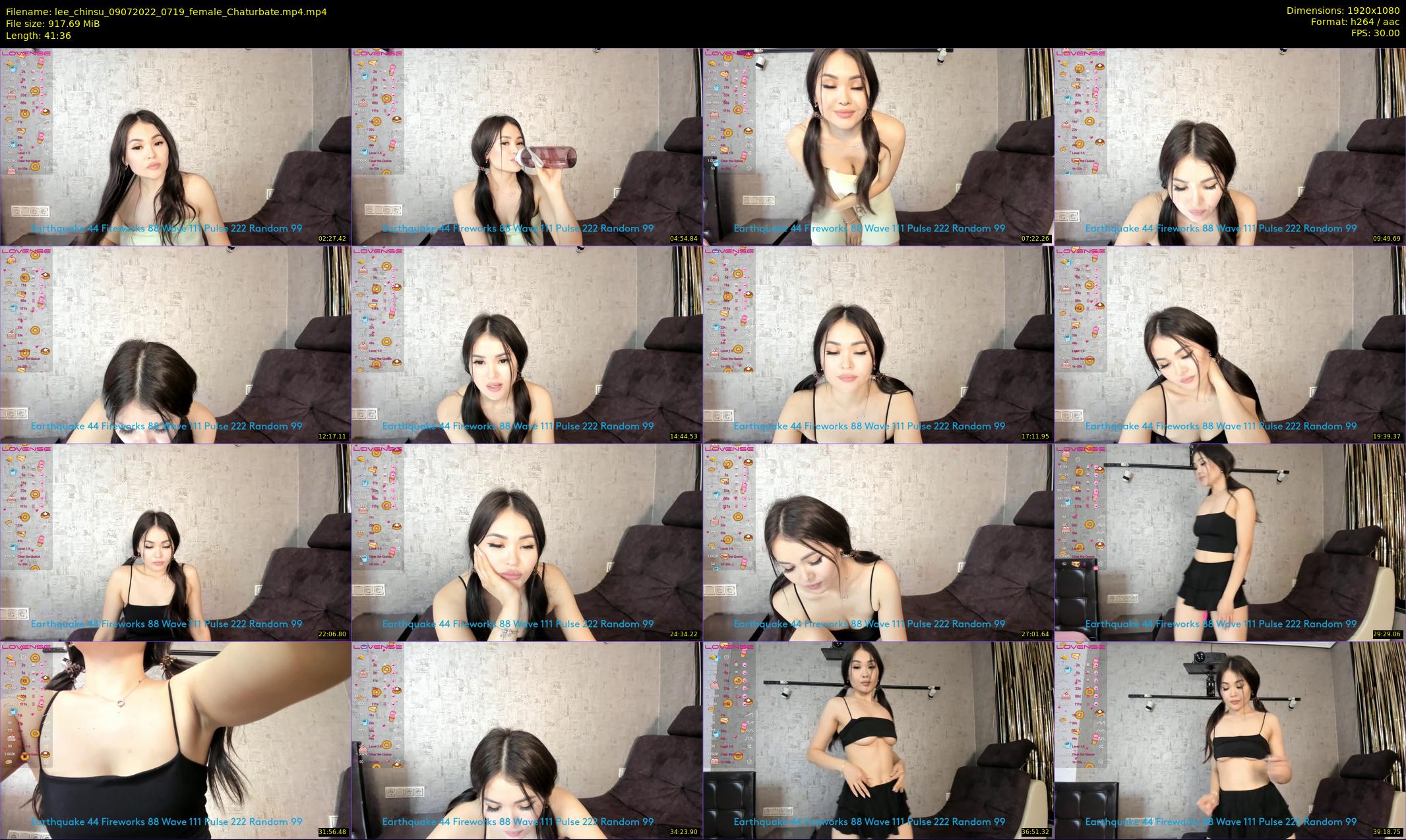 lee_chinsu — 42 minute Chaturbate female cam show recording, 1080p, Jul 9, 2022