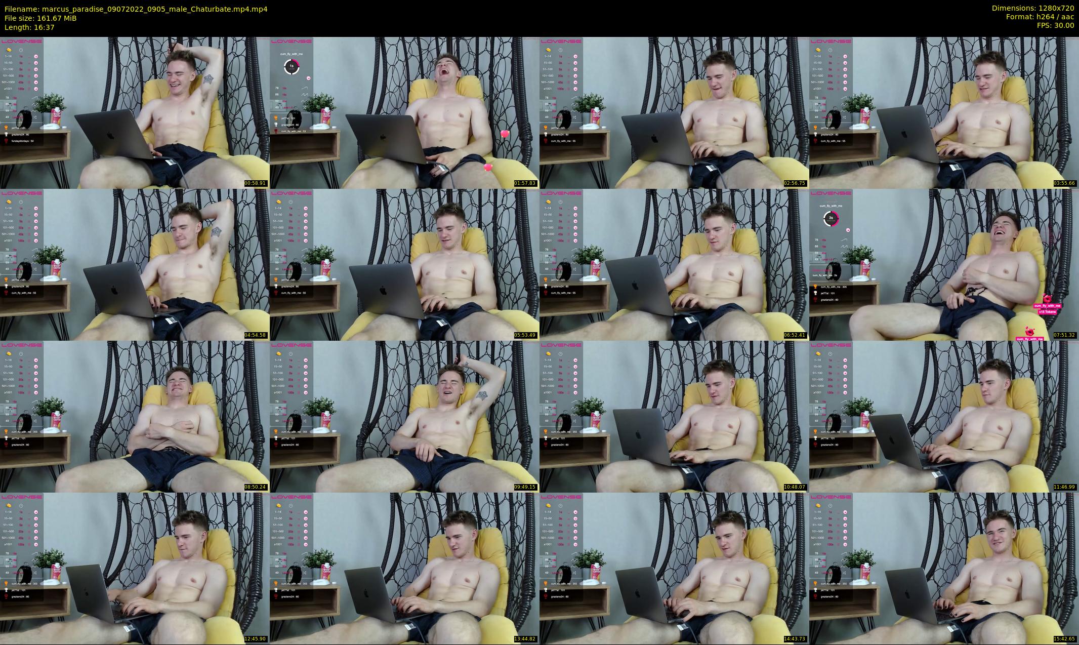marcus_paradise — 17 minute Chaturbate male cam show recording, 720p, Jul 9, 2022