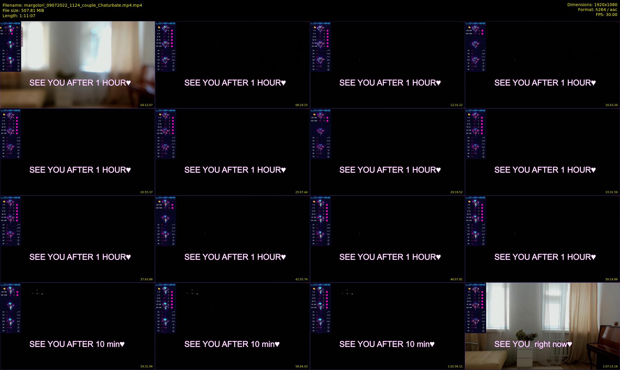 margolori — 72 minute Chaturbate couple cam show recording, 1080p, Jul 9, 2022