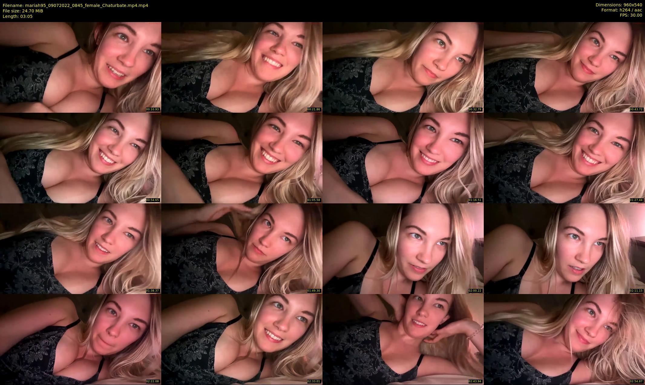 mariah95 — 4 minute Chaturbate female cam show recording, 480p, Jul 9, 2022