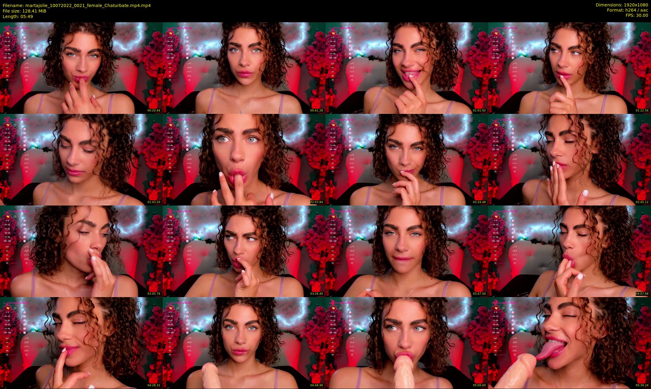 martajolie — 6 minute Chaturbate female cam show recording, 1080p, Jul 10, 2022