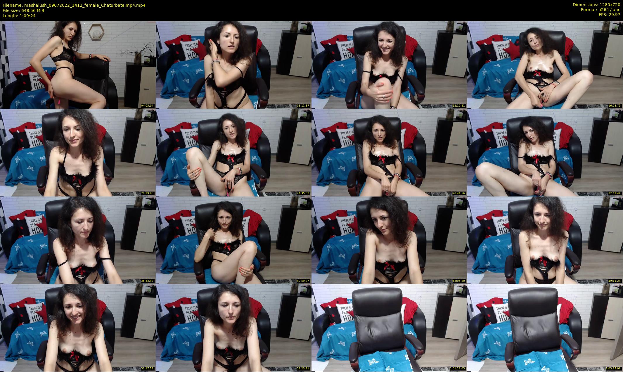 mashalush — 70 minute Chaturbate female cam show recording, 720p, Jul 9, 2022