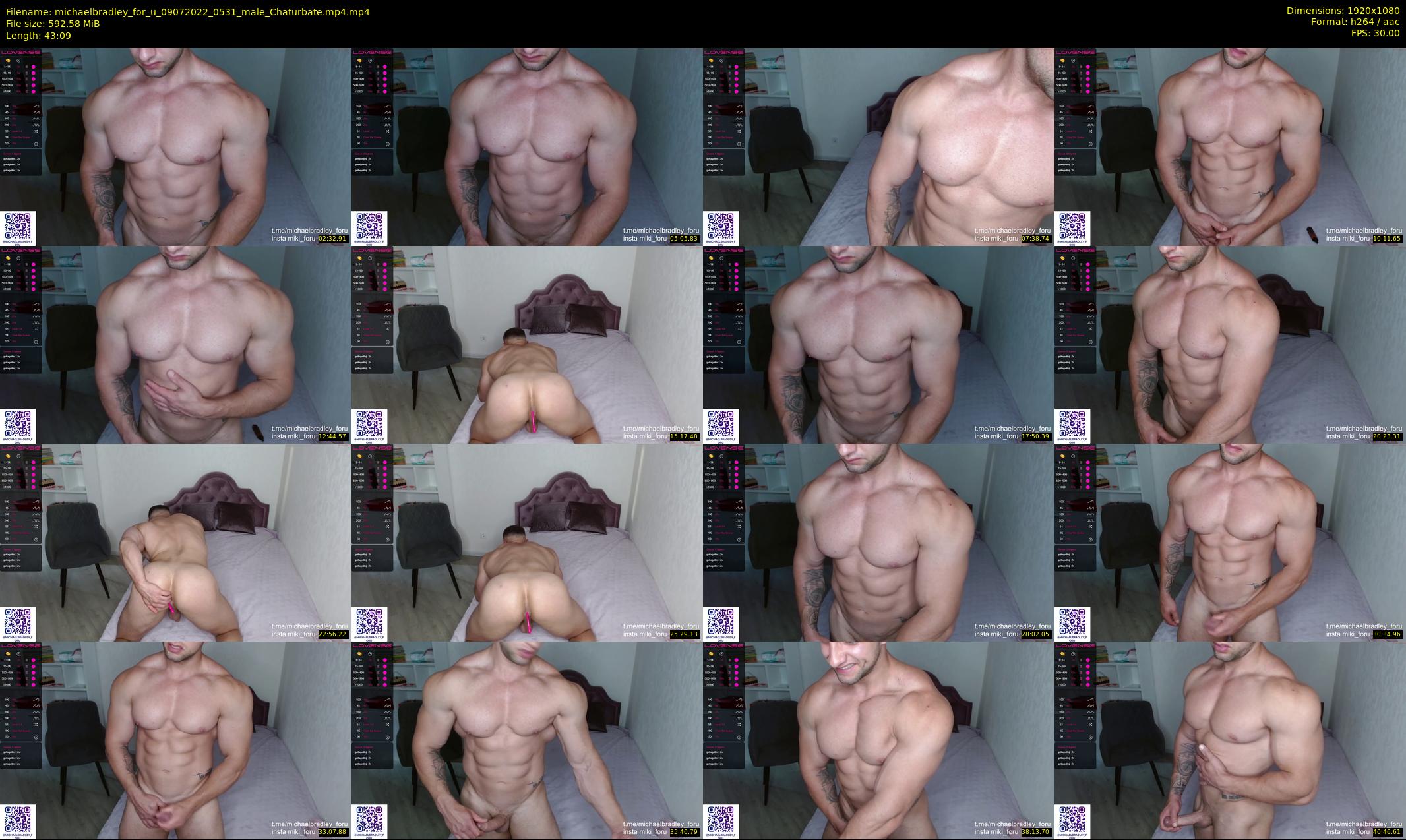 michaelbradley_for_u — 44 minute Chaturbate male cam show recording, 1080p, Jul 9, 2022