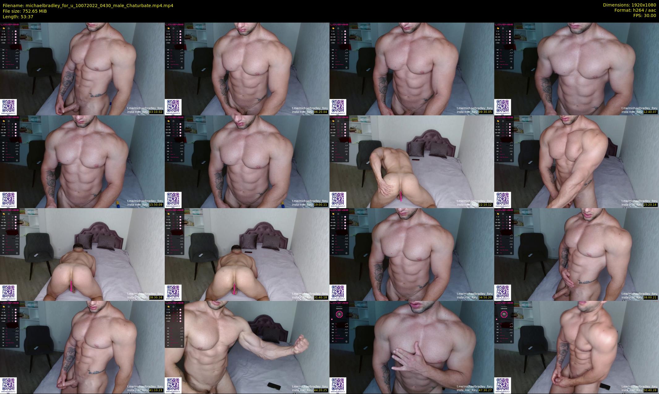 michaelbradley_for_u — 54 minute Chaturbate male cam show recording, 1080p, Jul 10, 2022