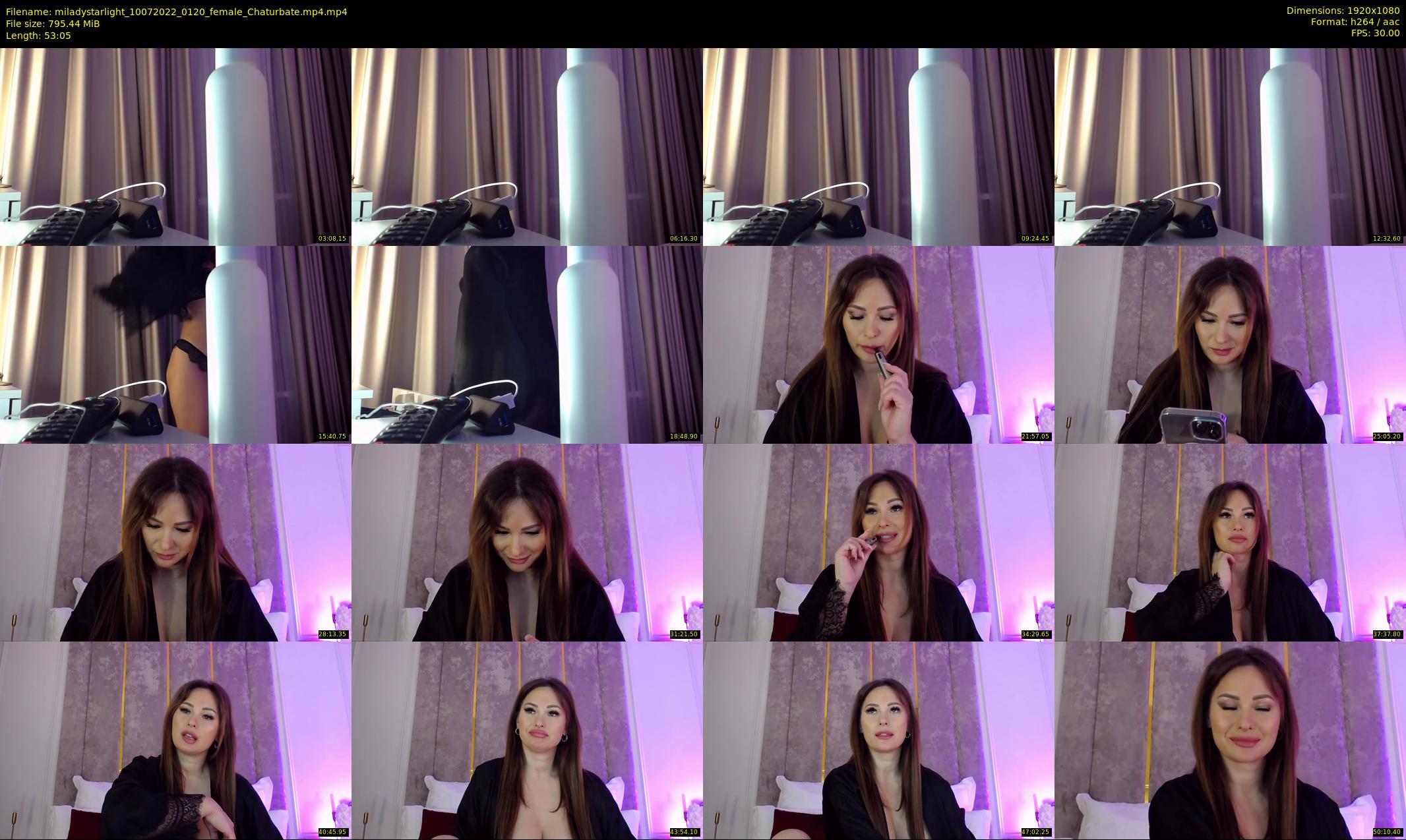 miladystarlight — 54 minute Chaturbate female cam show recording, 1080p, Jul 10, 2022