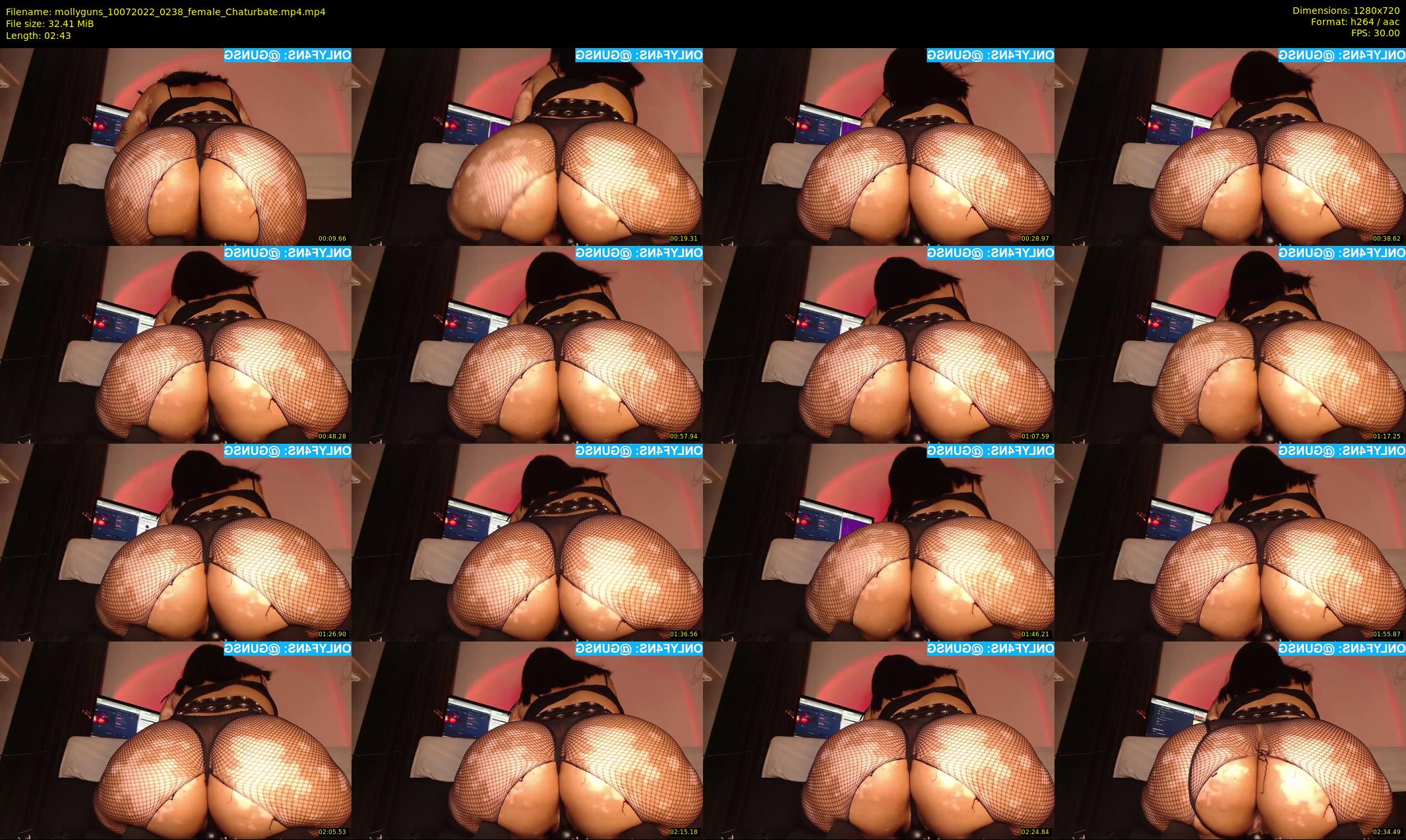 mollyguns — 3 minute Chaturbate female cam show recording, 720p, Jul 10, 2022