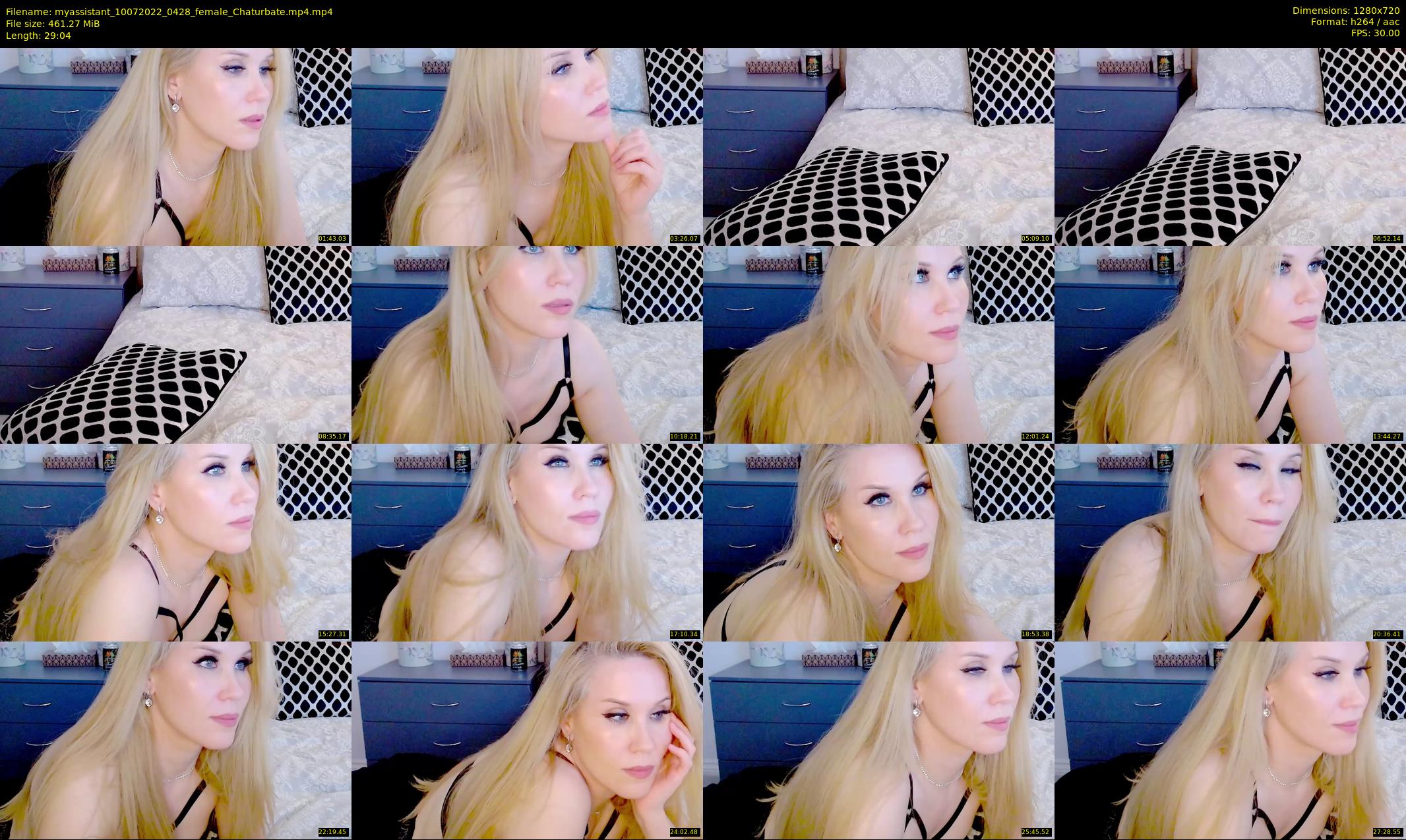 myassistant — 30 minute Chaturbate female cam show recording, 720p, Jul 10, 2022