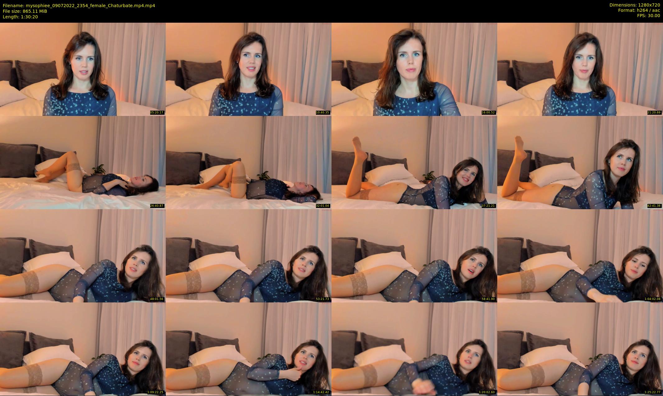 mysophiee — 91 minute Chaturbate female cam show recording, 720p, Jul 9, 2022