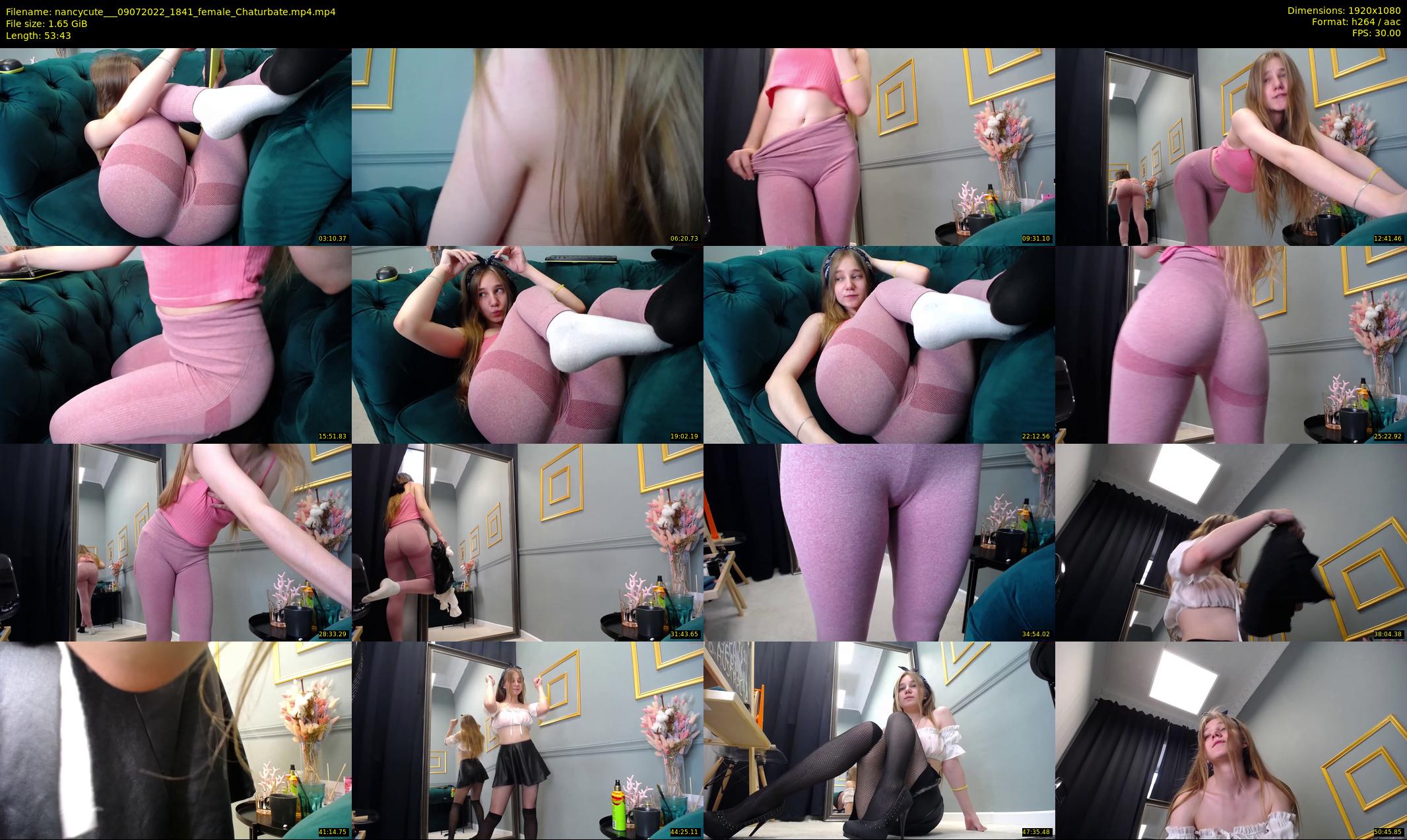 nancycute__ — 54 minute Chaturbate female cam show recording, 1080p, Jul 9, 2022