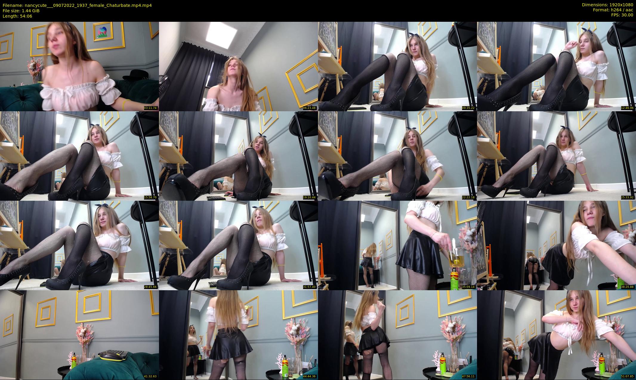 nancycute__ — 55 minute Chaturbate female cam show recording, 1080p, Jul 9, 2022