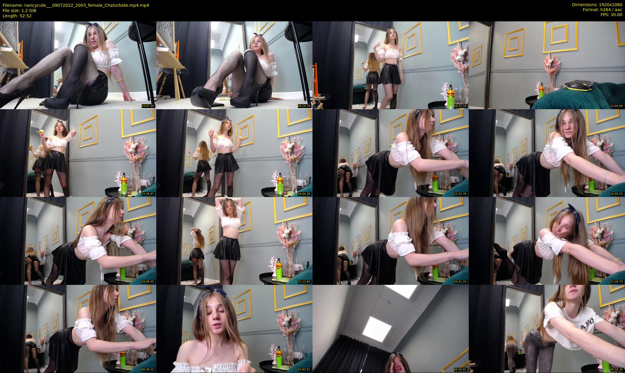 nancycute__ — 53 minute Chaturbate female cam show recording, 1080p, Jul 9, 2022