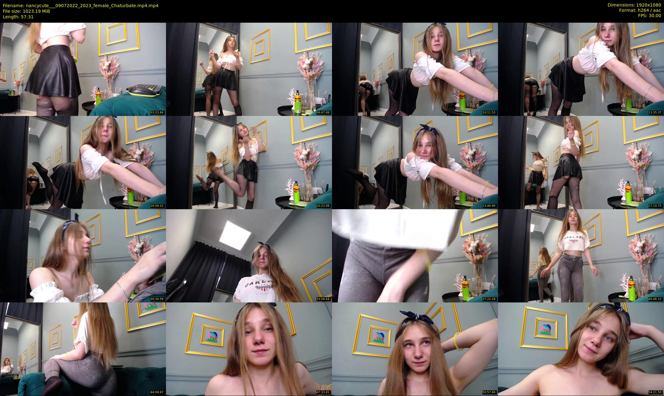 nancycute__ — 58 minute Chaturbate female cam show recording, 1080p, Jul 9, 2022