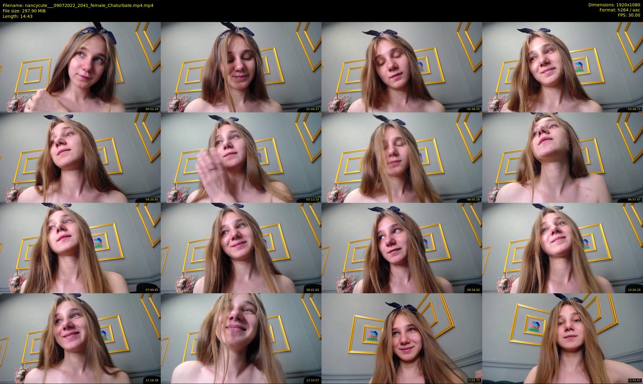nancycute__ — 15 minute Chaturbate female cam show recording, 1080p, Jul 9, 2022