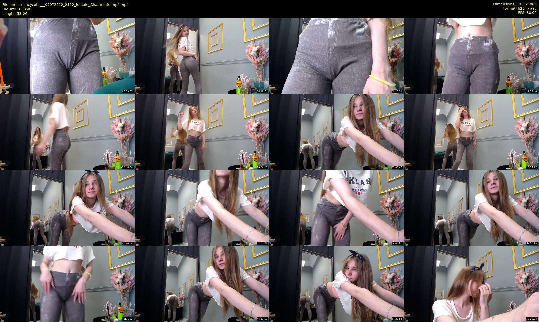 nancycute__ — 54 minute Chaturbate female cam show recording, 1080p, Jul 9, 2022