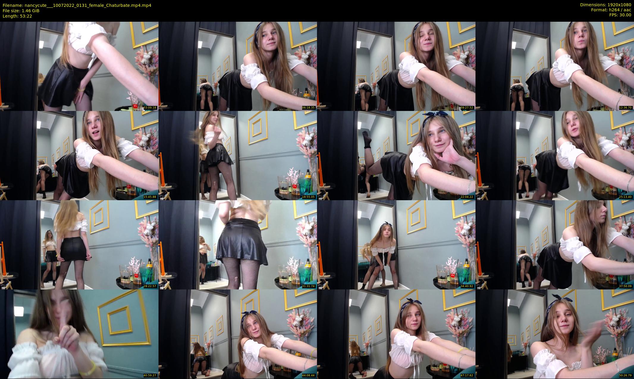 nancycute__ — 54 minute Chaturbate female cam show recording, 1080p, Jul 10, 2022