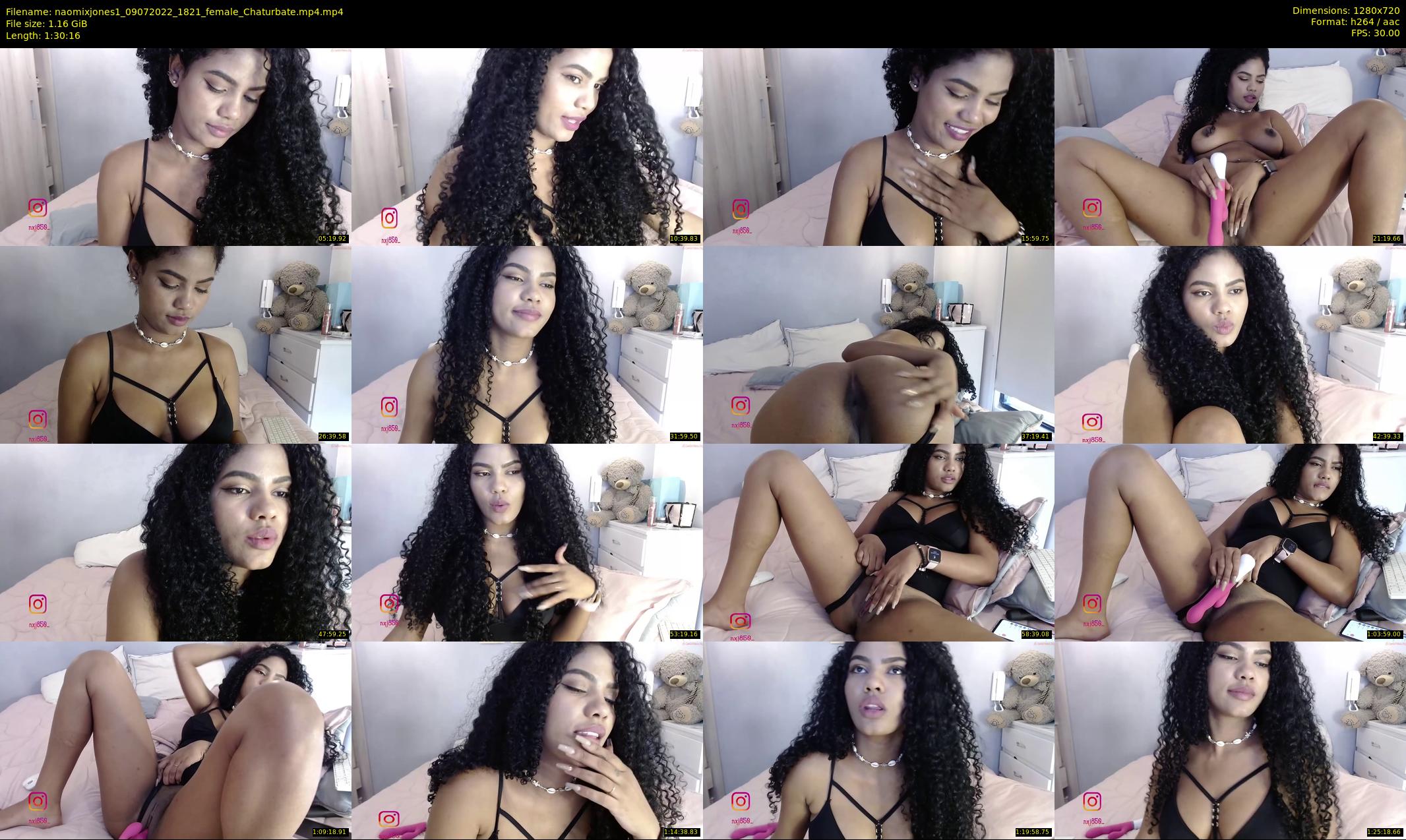naomixjones1 — 91 minute Chaturbate female cam show recording, 720p, Jul 9, 2022