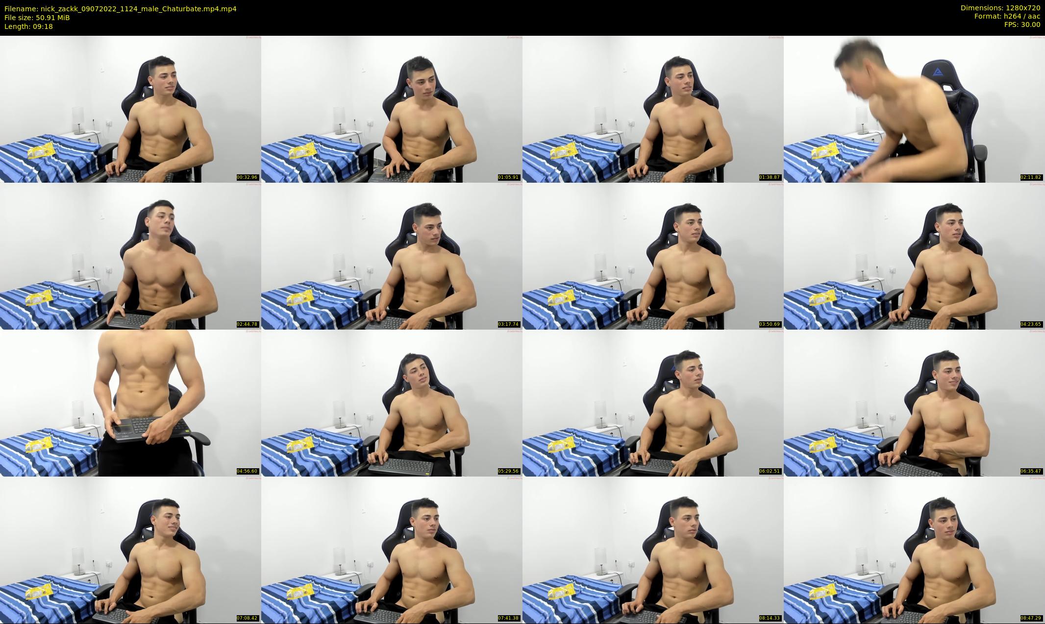 nick_zackk — 10 minute Chaturbate male cam show recording, 720p, Jul 9, 2022