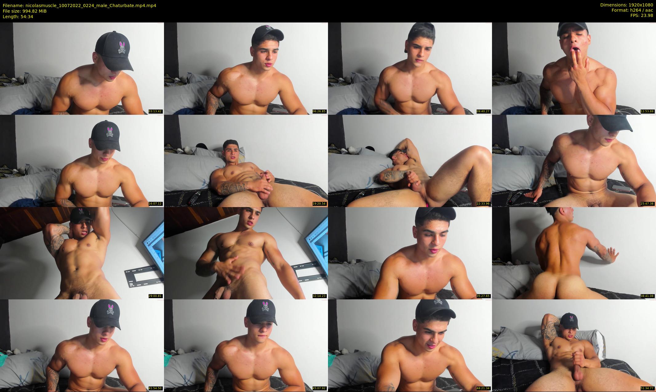 nicolasmuscle — 55 minute Chaturbate male cam show recording, 1080p, Jul 10, 2022