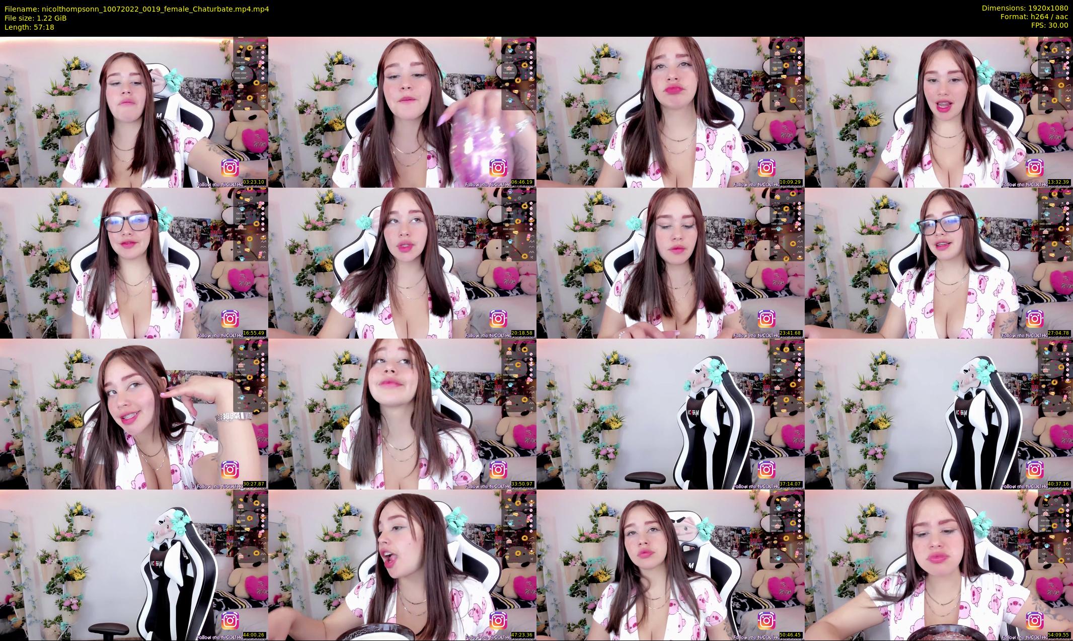 nicolthompsonn — 58 minute Chaturbate female cam show recording, 1080p, Jul 10, 2022