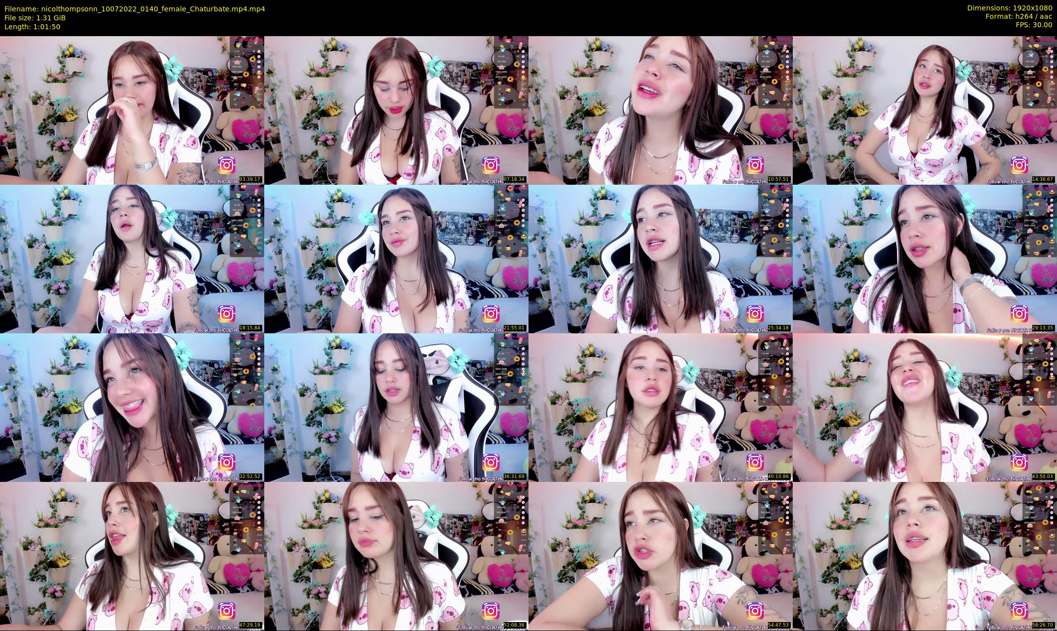 nicolthompsonn — 62 minute Chaturbate female cam show recording, 1080p, Jul 10, 2022
