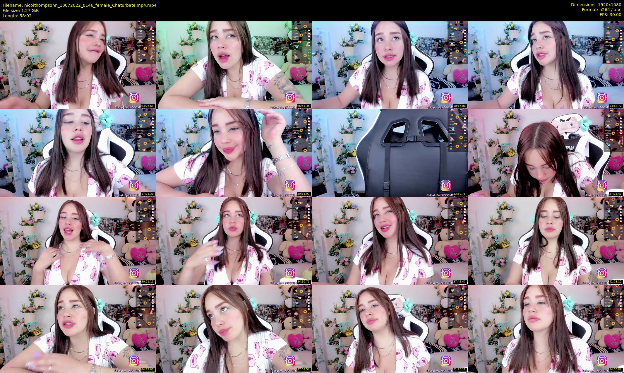 nicolthompsonn — 59 minute Chaturbate female cam show recording, 1080p, Jul 10, 2022