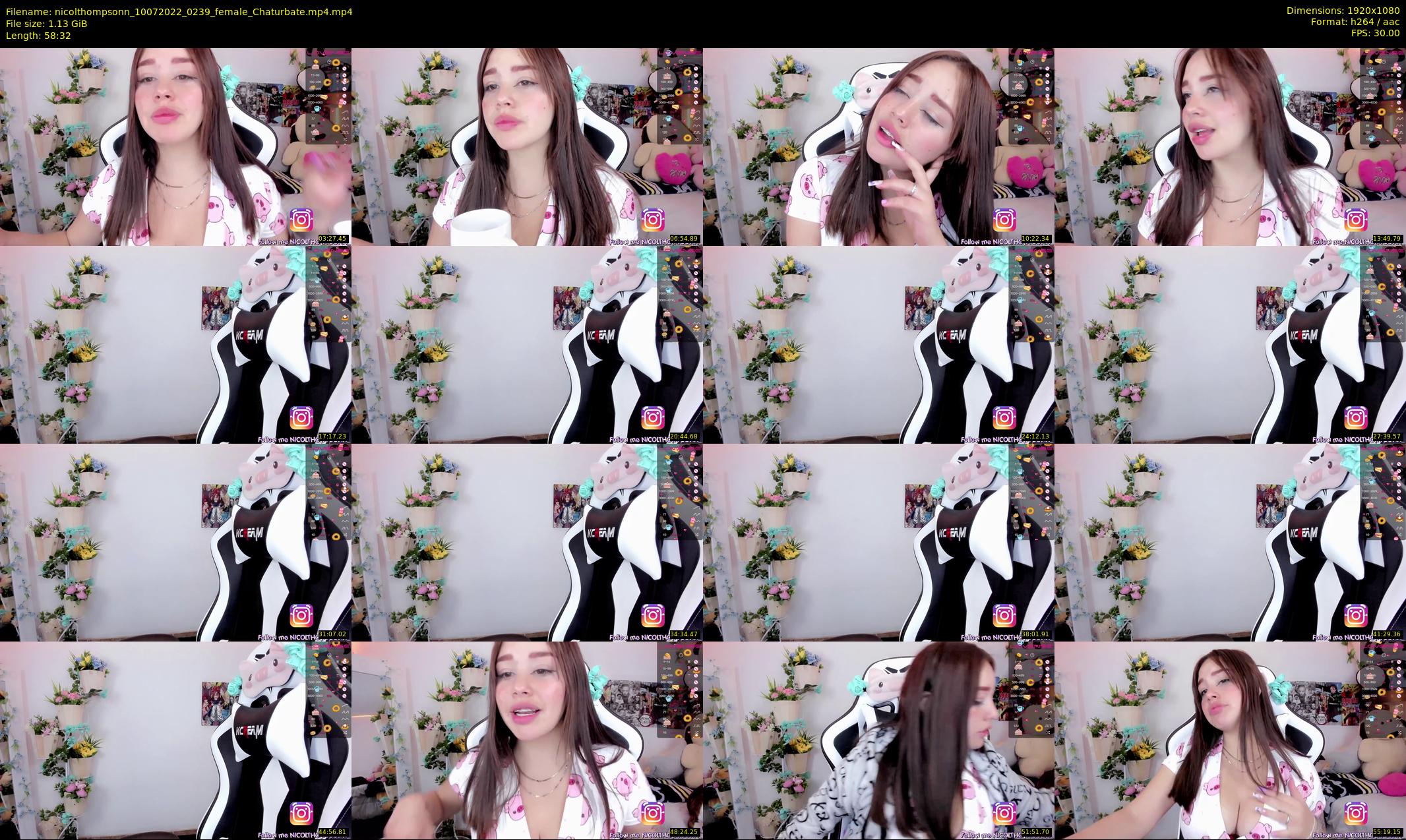 nicolthompsonn — 59 minute Chaturbate female cam show recording, 1080p, Jul 10, 2022