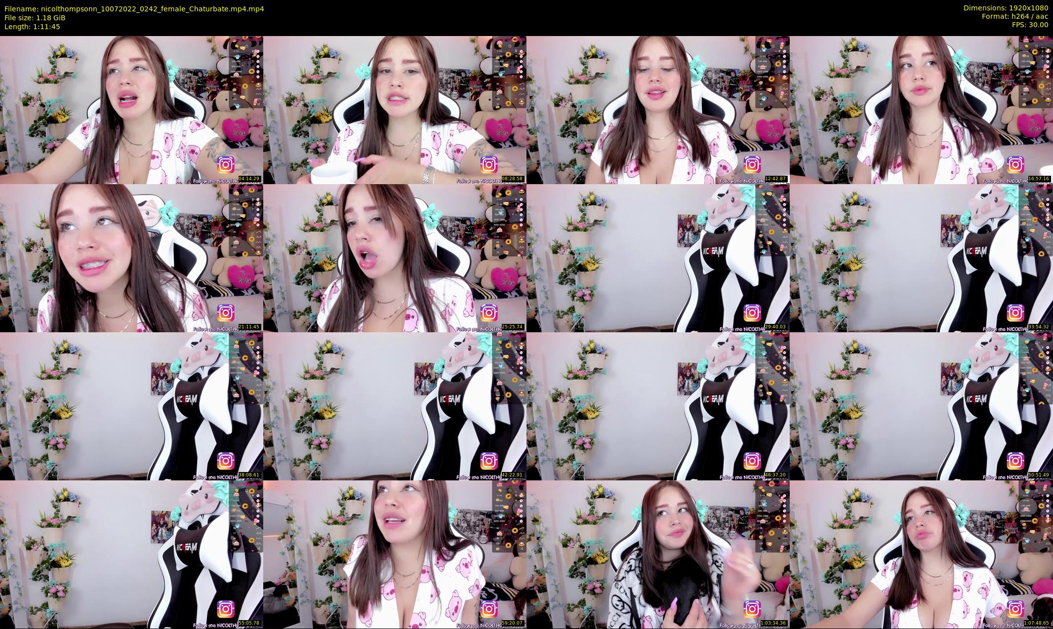 nicolthompsonn — 72 minute Chaturbate female cam show recording, 1080p, Jul 10, 2022