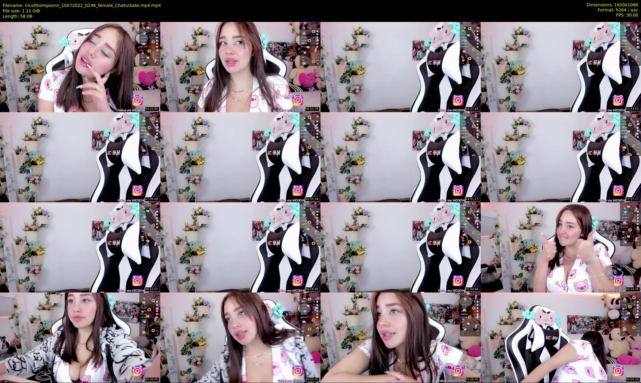nicolthompsonn — 59 minute Chaturbate female cam show recording, 1080p, Jul 10, 2022