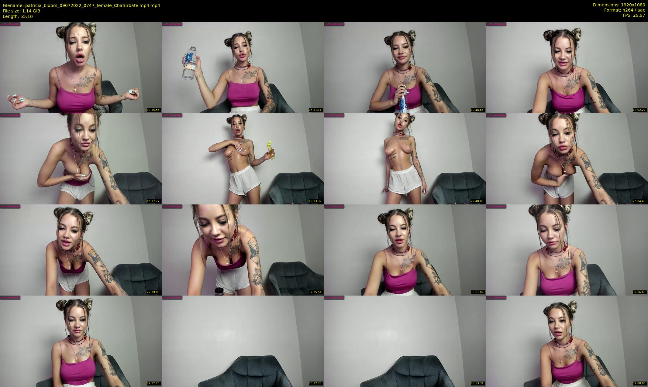 patricia_bloom — 56 minute Chaturbate female cam show recording, 1080p, Jul 9, 2022